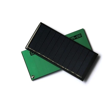 

0.5W 5.5V Solar Panel Mini Solar Cell Solar Module Polycrystalline Solar Battery Charger 95*44MM 10pcs Free Shipping
