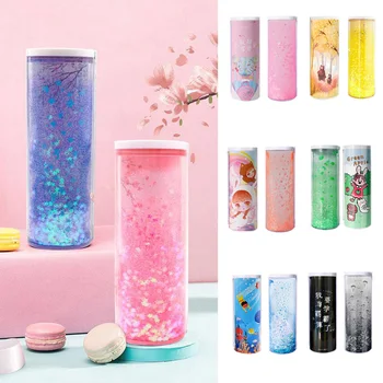 

Tranparent Pencil Case For Boy Stand Up Stationery Box Nbx Strawberry Multifunction Pencilcase School Supplies For Teenage Girls