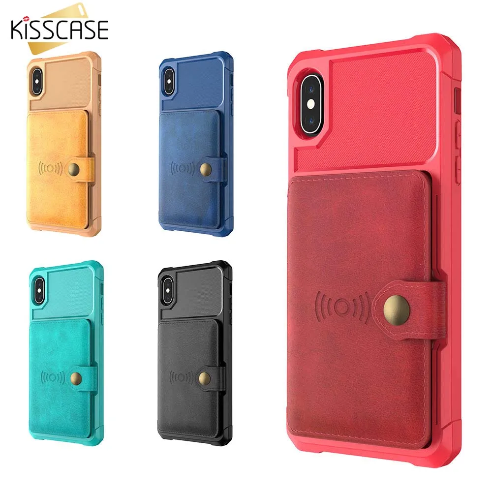 Чехол kisscase для iPhone 11 Pro Max чехол с кожаной пряжкой Магнитный Флип Слот карт кошелек