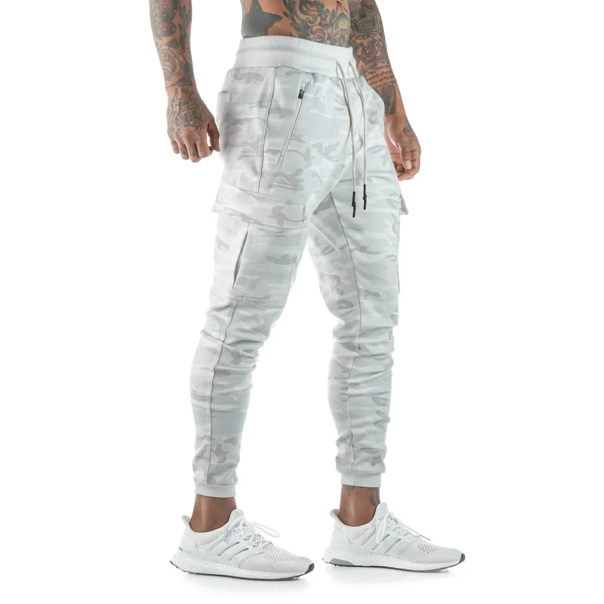 

Camouflage Pants Men's Casual Sports Pants Feet Quick Dry Fitness Trousers Beam Feet Running Pants Fitness Sports Pants