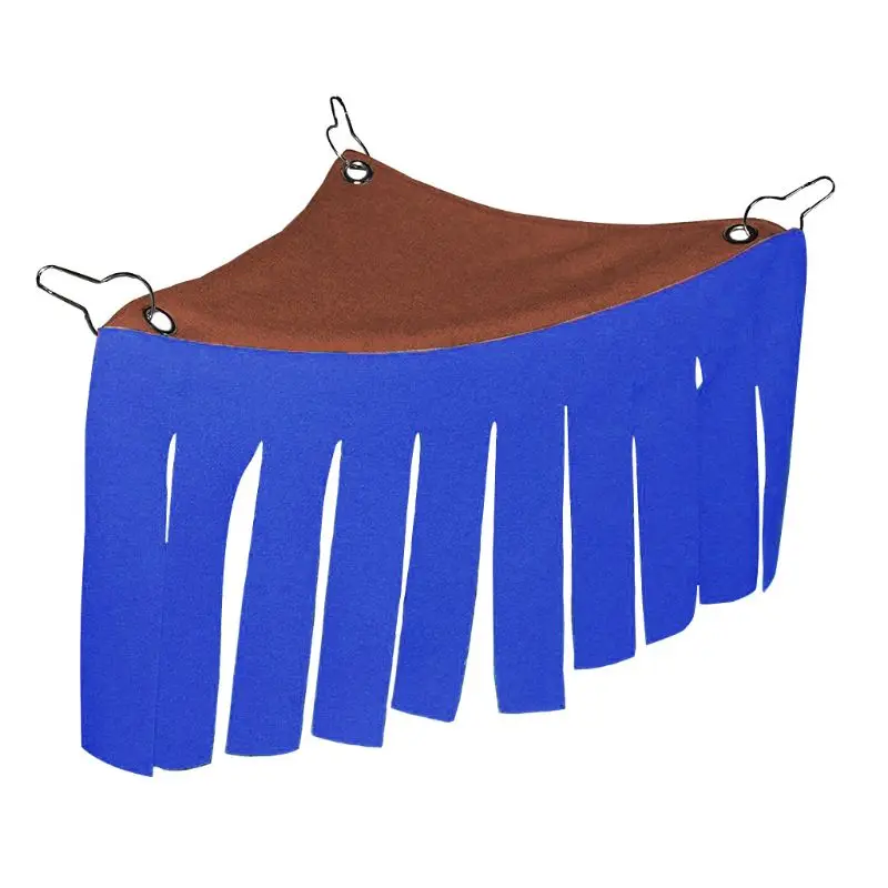 Синий Small Pet Corner Hideout Guinea Pigs Ferrets Fleece Tent Hedgehogs Rabbits Toys 449E - Цвет: Синий