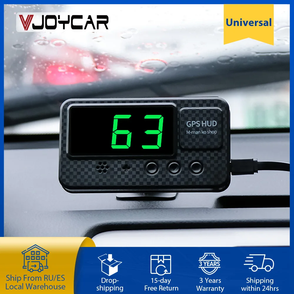 Compteur De Vitesse Gps Hud Universel, Affichage Tête Haute De Voiture Avec  Alarme De Survitesse, Mph Km/h Pour Tous Les Véhicules, Mise À Niveau A100  - Affichage Tête Haute - AliExpress