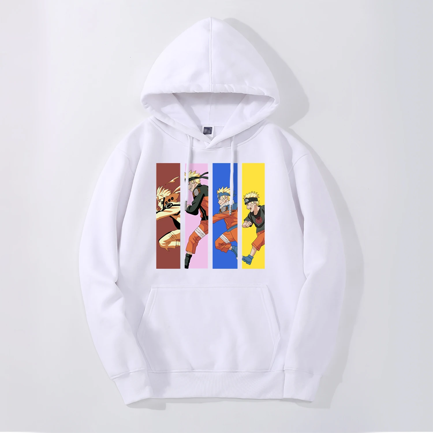 White 6 Япония Uzumaki Аниме Наруто Мужская толстовка Новое поступление Толстовка Повседневная флисовая куртка с капюшоном Спортивная Мода Повседневная Харадзюку уличная одежда - Цвет: White 6