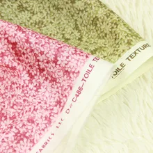 Цветочная серия печатная хлопчатобумажная простая ткань сшивание лоскутов по принципу "сделай сам" Чистый хлопок ткань ручной работы платье текстиль постельные принадлежности ширина 110 см