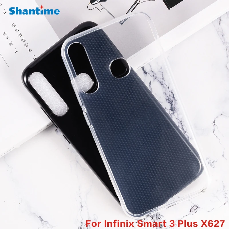 For Infinix Smart 3 Plus X627V Gel Pudding Silicone Phone Protective Back Shell Soft TPU Case | Мобильные телефоны и