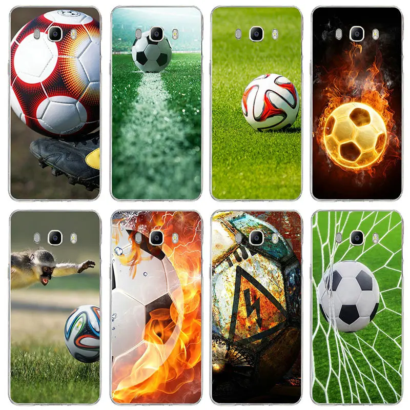 Футбол футбольный мяч дизайн для Samsung Galaxy J1 Mini J2 J3 J4 J5 J6 J7 J8 2015 2016 2017 2018 премьер Coque