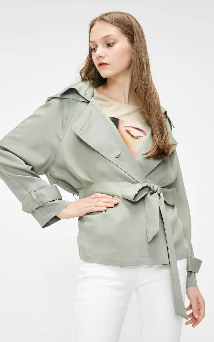 Vero Moda женский тонкий Тренч с капюшоном | 319117506