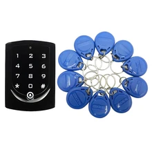 Système de contrôle d'accès, double fréquence, carte d'identité/IC, mot de passe, serrure de porte, 10 touches