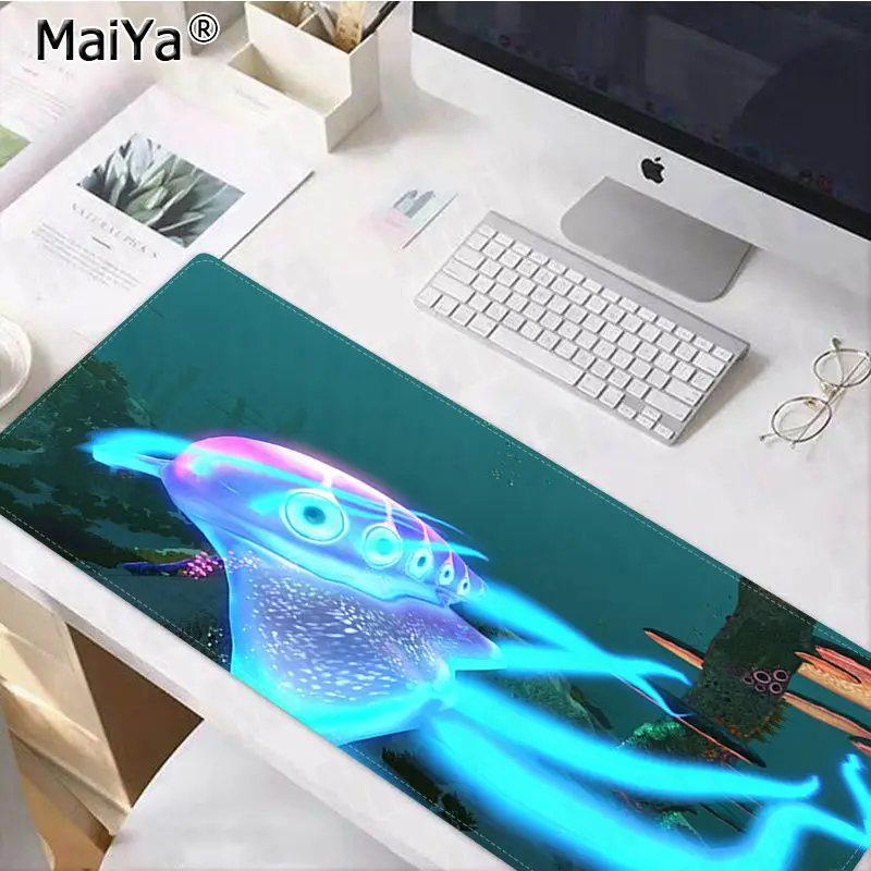 Lock Edge 40X90cm Maiya Subnautica, игровой коврик для мыши из прочного натурального каучука, Настольный коврик, версия скорости/управления, большой игровой коврик для мыши - Цвет: Lock Edge 40X90cm