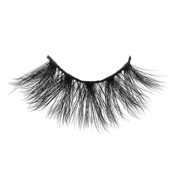 

1 Pair Luxury 5D Long Length Siberian Mink Eyelash Strips Cruelty Free Mink Eyelash 5D 25 mm Mink Lashes