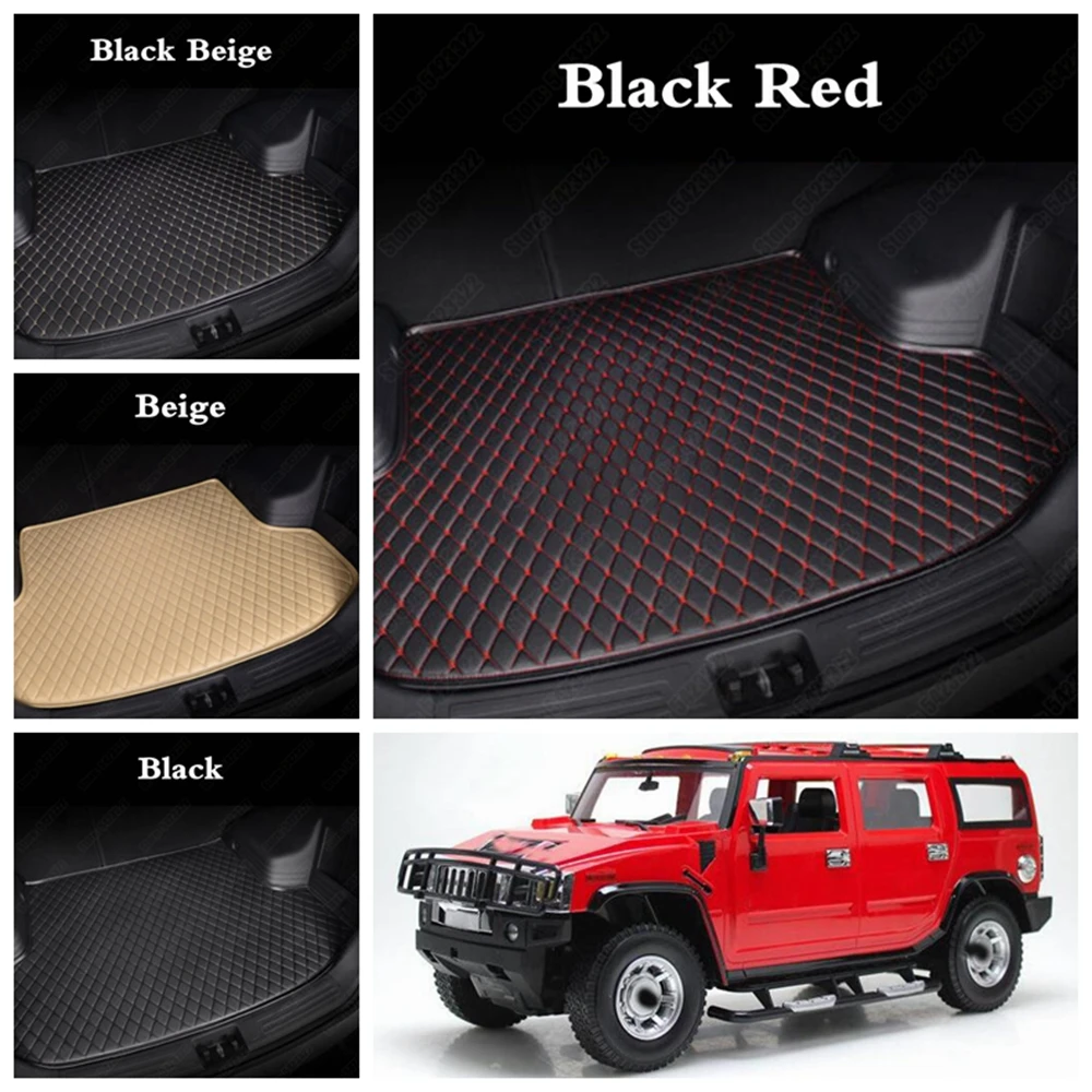 Пользовательский Коврик для багажника автомобиля Hummer H2 кожаный коврик коврики
