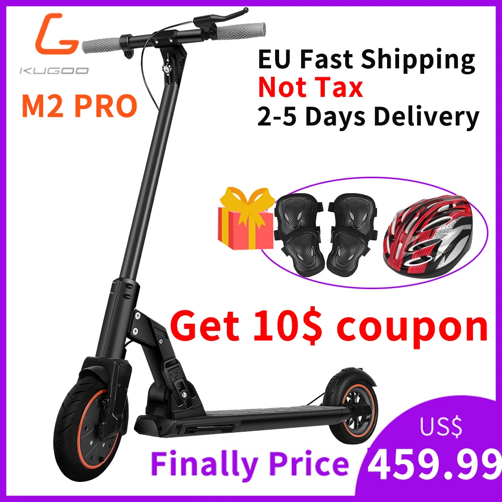 

[EU STOCK]KUGOO M2 PRO Folding Electric Scooter 350W Motor LCD Display Screen 3 Speed Modes Max 30km/h 8.5-inch Tire XIAOMI M365