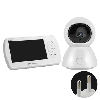 

4.3inch Room Temperature Wireless Video Intercom 1080P HD Display Nanny Voice Activated With Camera Portable Baby Monitor