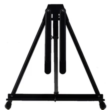 Metal Sketch Easel Stand Foldable Tripod Easel Portable Adjustable Aluminum Alloy Easel Sketch Drawing for Artist Art Supplies