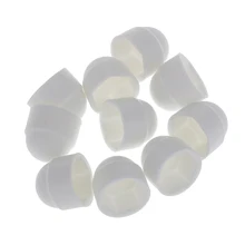 

10 Pieces M8 13 * 15 White Dome Nut Protection Plugs Cover Hexagonal Screw