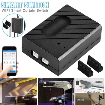 

Garage Remote Control Smart APP WiFi Switch Car Garage Door Opener History Record QJS Shop