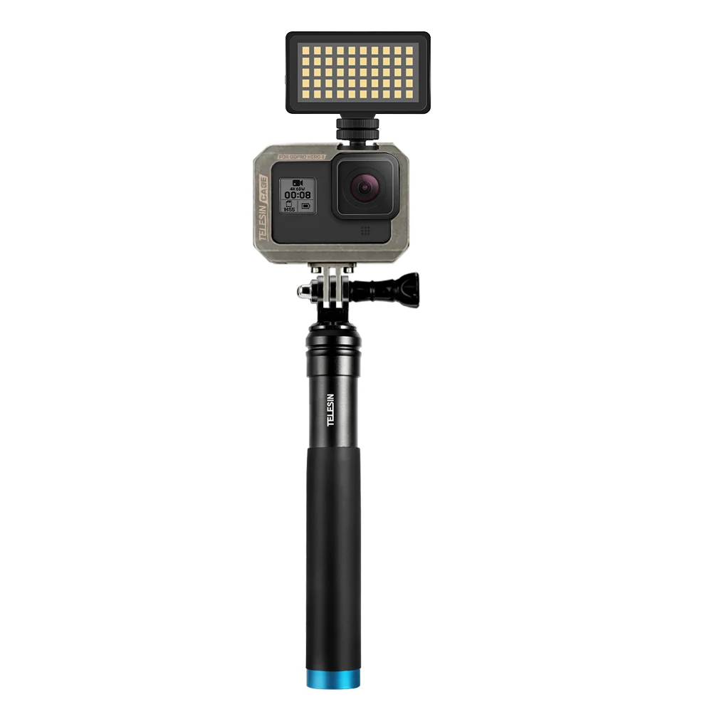 Чехол из алюминиевого сплава с ЧПУ для съемки под разными углами для GoPro Hero 8, Защитный металлический корпус для Hero 8, черные аксессуары