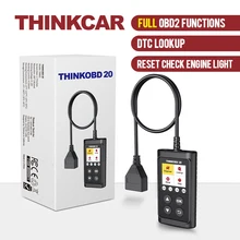 Thinkcar thinkobd 20 obd 2 scanner ferramenta de diagnóstico automático leitor código automotivo dtc pesquisa monitor de escape do carro emissões