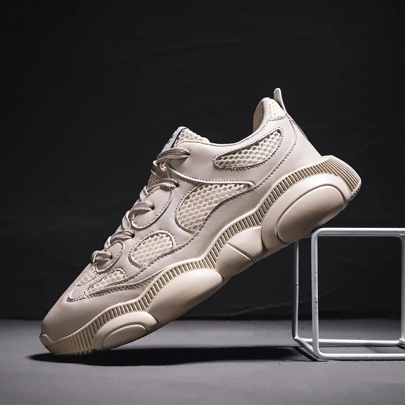 

MEN'S SHOES 2019 Summer New Style Online Celebrity Athletic Shoes Korean-style Versatile Men Dad Shoes Breathable Mesh Casual Sh