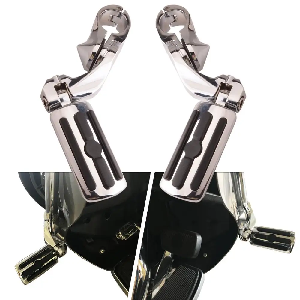Подножки для автострады, подходят для 1,2" защита двигателя-Harley Davidson Road Glide, Electra Glide, Road King, Street Glide