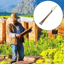 Скребок для пчелиного улья из нержавеющей стали, деревянный нож для пчеловодства, скребок для фермы, пчеловод, мед, инструменты, оборудование, принадлежности