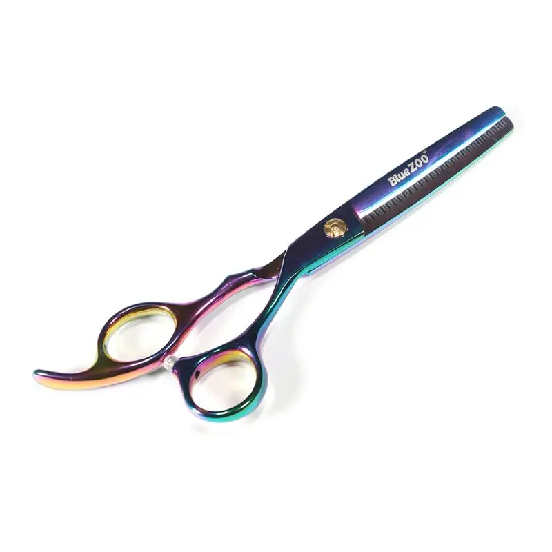 1 Tooth shear Стальные ножницы для стрижки волос, филировочные ножницы, парикмахерские ножницы, Профессиональные Парикмахерские ножницы - Цвет: 1 Tooth shear