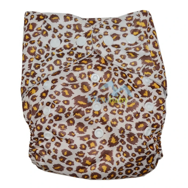 

One Size Fits All Baby Reusable Pocket Diaper Washable Diaper Cover with 1pc Microfiber Insert Suits Birth to Potty ET7