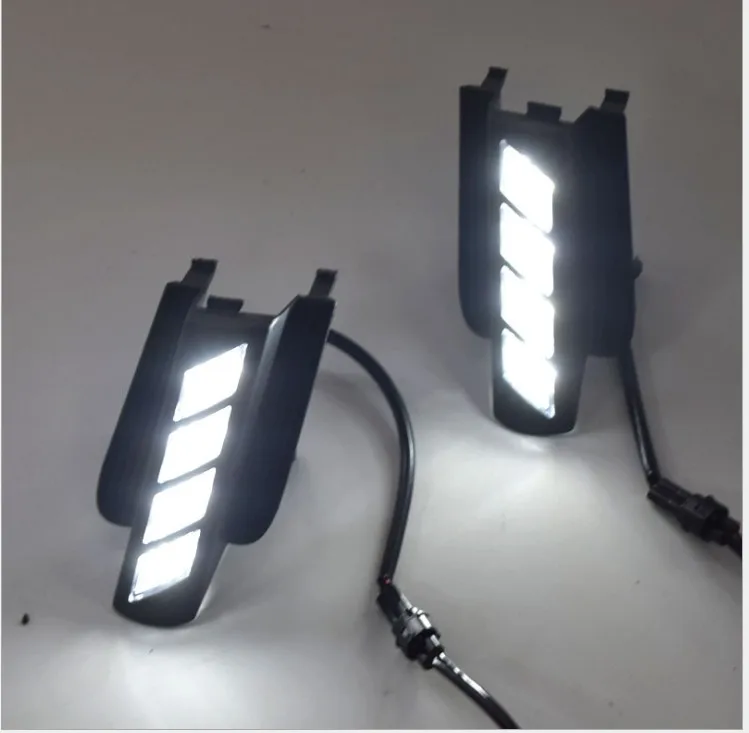 СВЕТОДИОДНЫЙ DRL для Toyota Land Cruiser Prado 120 GRJ120 TRJ120 FJ120 2003~ 2009 дневные ходовые огни противотуманные фары
