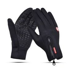 1 пара наружных спортивных водонепроницаемых перчаток, мужские перчатки для катания на лыжах и сноуборде, зимние теплые мотоциклетные перчатки с сенсорным экраном
