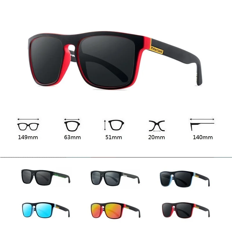 Oversized Polarized Sunglasses Men Women Sports Square Driver's Sun Glasses For Man Female Brand Design Shades Oculos De Sol UV