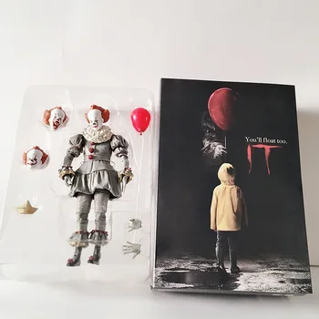 

NECA Stephen King It Pennywise Joker Horror PVC Action Figure Toy Doll Christmas Halloween Gift