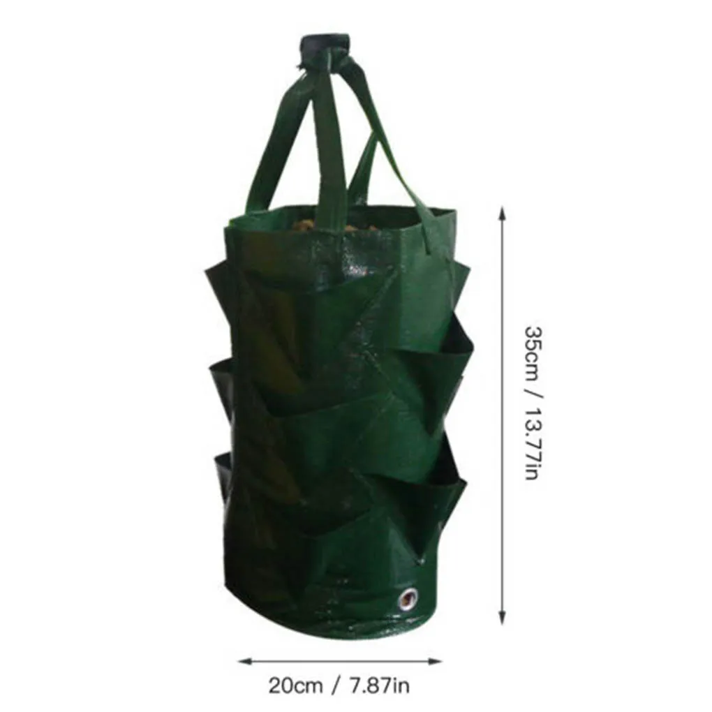 Мешок для выращивания клубники 3 галлона контейнер с несколькими отверстиями