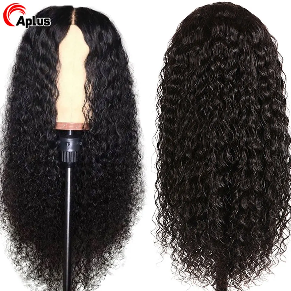 Dianteira do Laço Fechamento do Laço Onda de Água Ondulado para Preto Onda Peruca Cabelo Humano Wave4x4hd Brasileira Encaracolado 28 30inch13x4water 2 High Quality Apliques e perucas