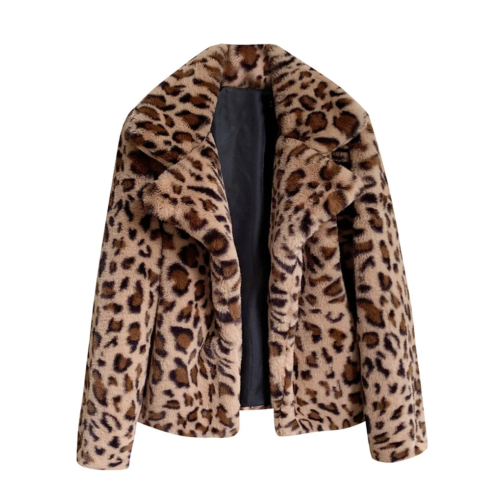 leopard teddy jacket