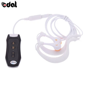 

EDAL 8G Flash Memory IPX8 Waterproof Sport Clip Mp3 Player with FM Swimming Earphone
