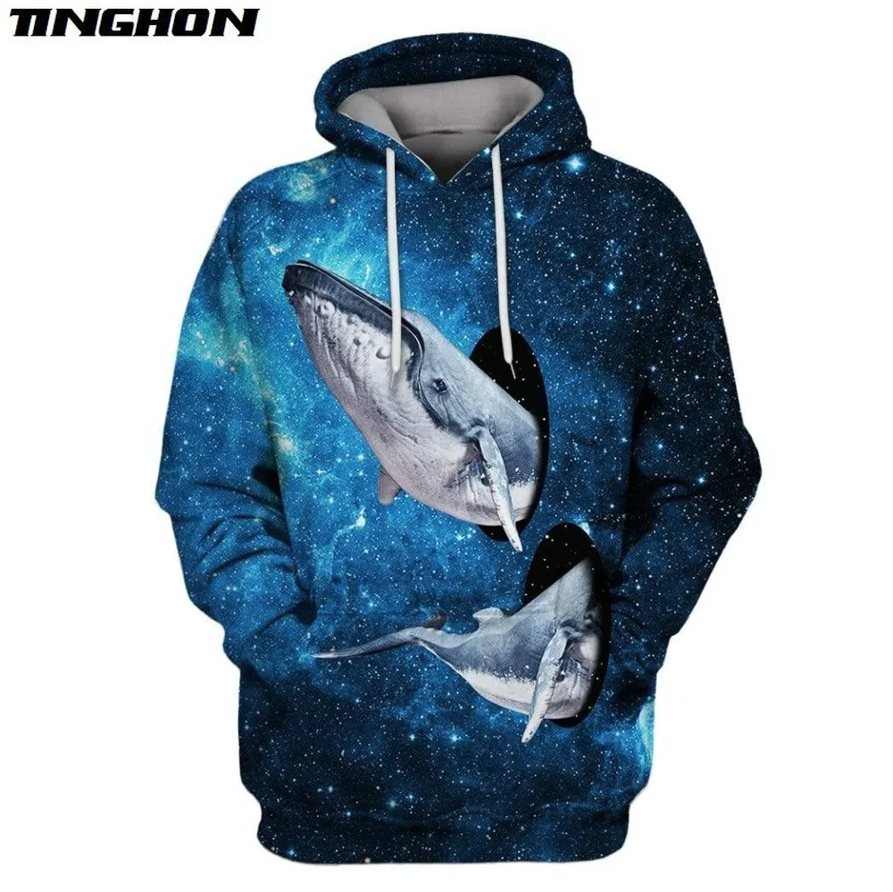 Xs-7xl Fashion Men Hoodies Galaxy Space Animal Shark Printed 3d Sweatshirt  Hoodie Cosplay Costume Unisex Streetwear - Hoodies u0026 Sweatshirts -  AliExpress