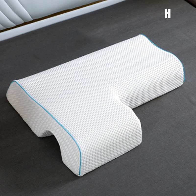 

Arched Cuddle Couples Pillow Pillow with Slow Rebound Memory Foam for Arm Rest Hand Pillow DC156