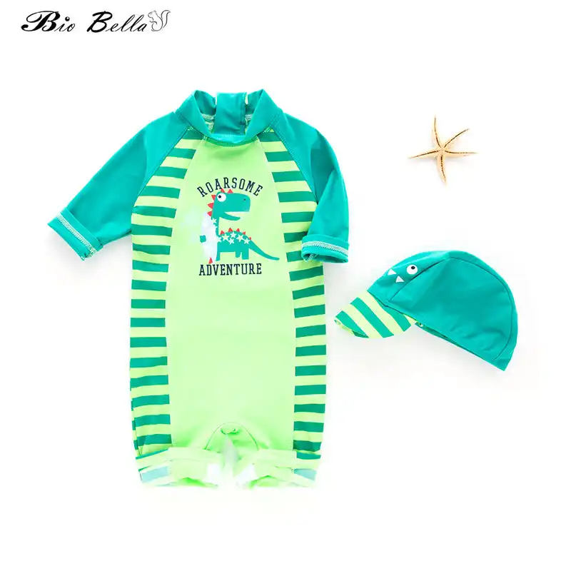baby boy swim romper