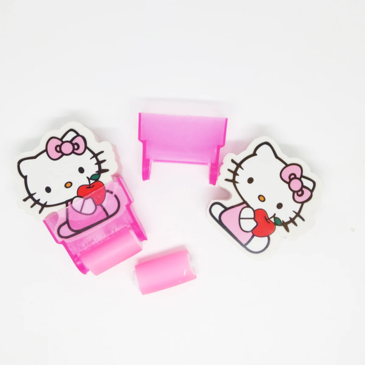 Kawaii hello kitty роликовая стирательная резинка, креативный набор канцелярских принадлежностей hello kitty, подарки для мальчиков и девочек, офисные принадлежности, гелевая ручка