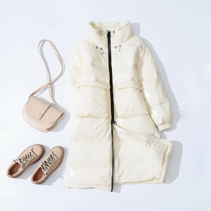 Зимняя куртка женская 2019 Толстая теплая Женская пуховая длинная парка Новое