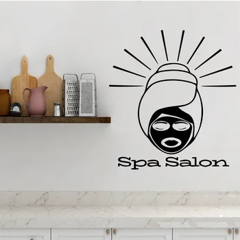 Preise Klassische Spa Salon Vinyl Wand Aufkleber Wand Aufkleber Pvc Decals Kunst Für Schönheit Salon Dekor Tapete