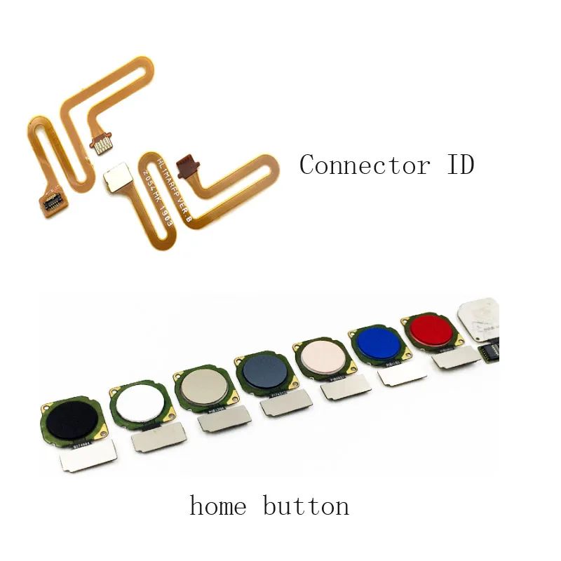 

Replacement new For huawei p30 lite Home Button Fingerprint Sensor Scanner Connector Touch ID Flex Cable for huawei nova 4e