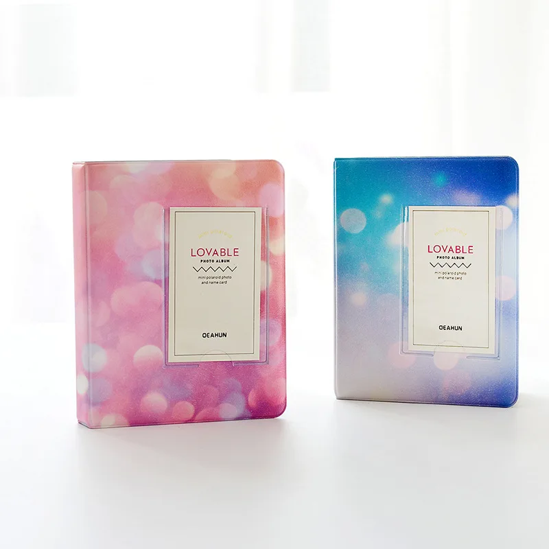 Coffret De 2 Albums Photo Métal Pour Films Mini 8, 90, 70, 25 - Rangement élégant Pour Vos Tirages Instantanés