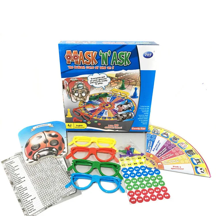 

Cross Border Educational Mask Guess a Card Game I Said You Guess Punishment Toy Nimble Interactive Entertainment Board Game