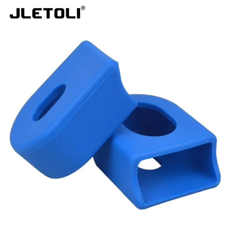 Blue JLETOLI велосипедный кривошипный защитный рукав, защита Шатунов, горный велосипед, шестерня педали, кривошипный резиновый защитный чехол, запчасти для велосипеда - Цвет: Blue