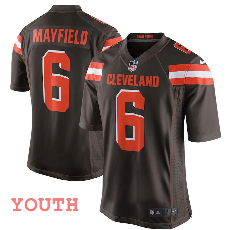 Коричневая майка Baker Mayfield для женщин - Цвет: YOUTH