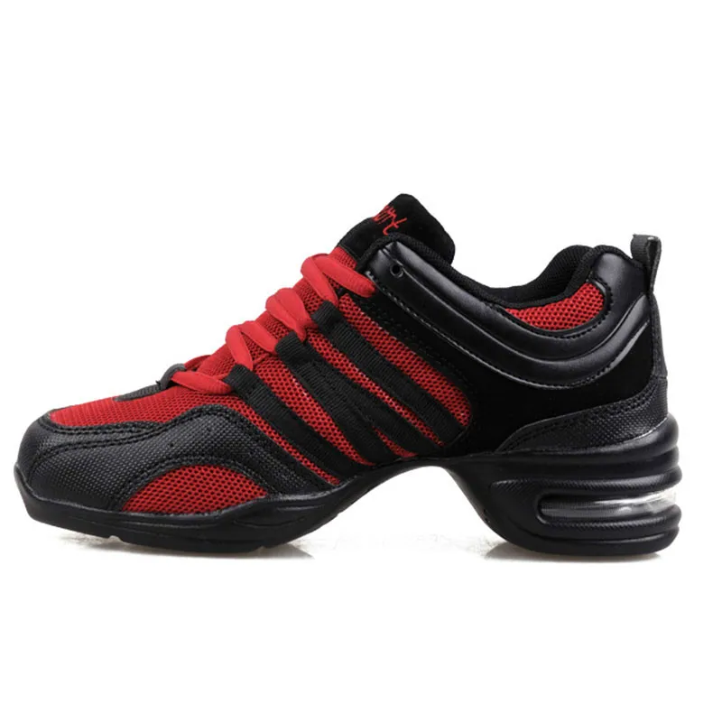 Mesh Jazz Shoes Woman Ladies Modern Soft Outsole Dance Sneakers Breathable Lightweight Dancing Fitness  Sapato Feminino