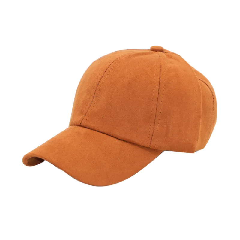 

Spring and Summer Pure Color Suede Baseball Cap Fashion Simple Casquette