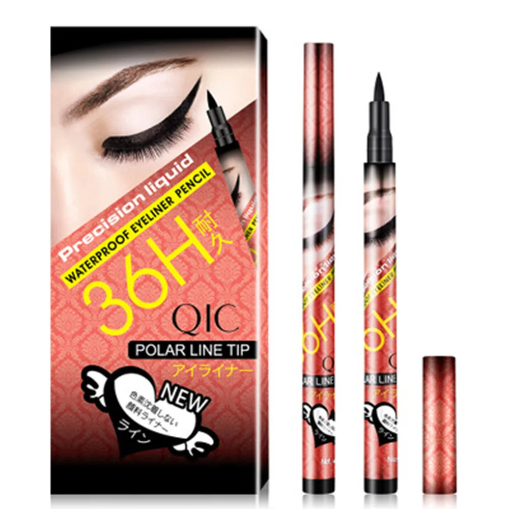 1 PC Quick Dry Black Liquid Eyeliner Pencil No Blooming Waterproof Long Lasting  Eye Liner Pen  for Sexy Eyes Mother's Day Gift