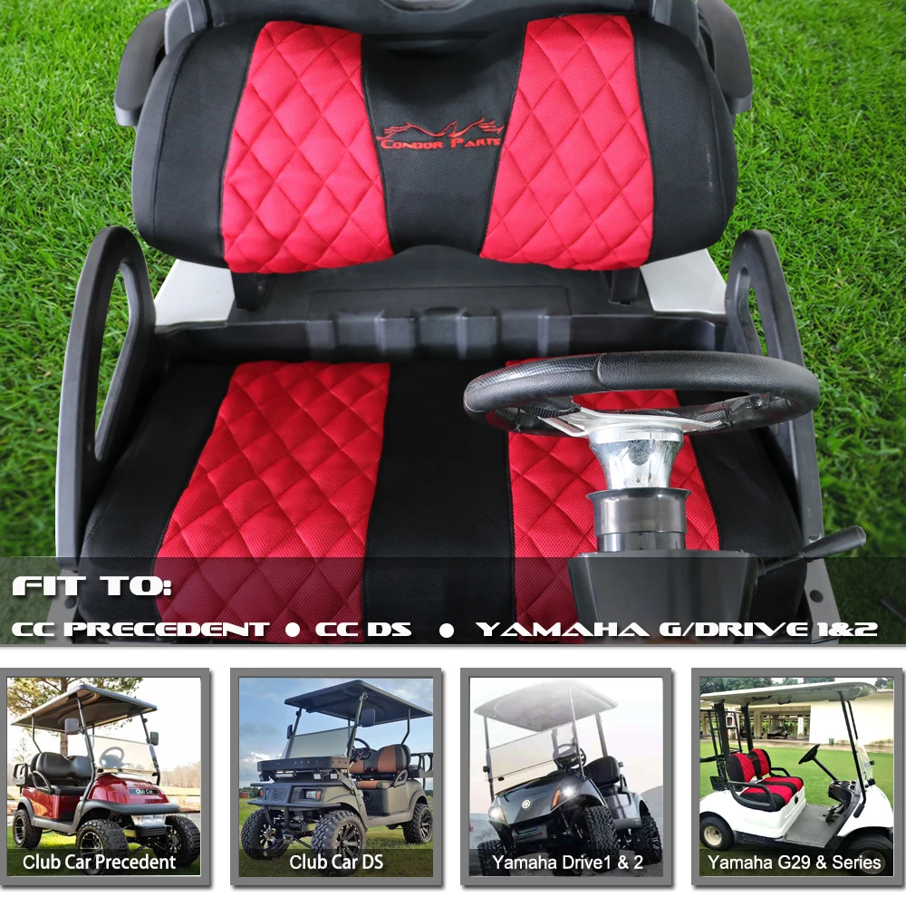 Brand New Golf Cart Seat Covers Fit To Club Car Precedent,DS and Yamaha, Breathable Washable Polyester Mesh Golf Cart AliExpress